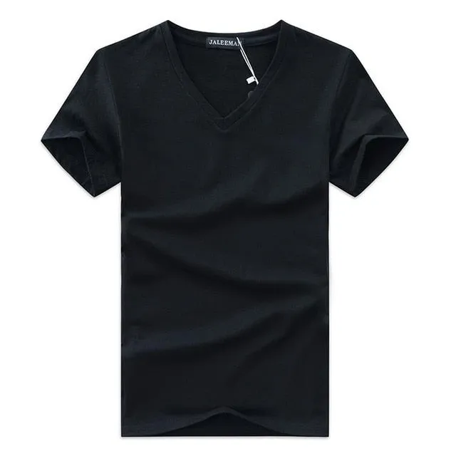 2017 summer Hot selling Men V neck t shirt