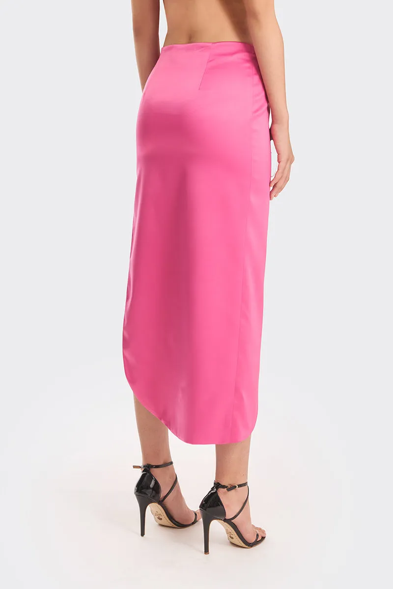 3 CARATS HOT PINK MAXI SKIRT