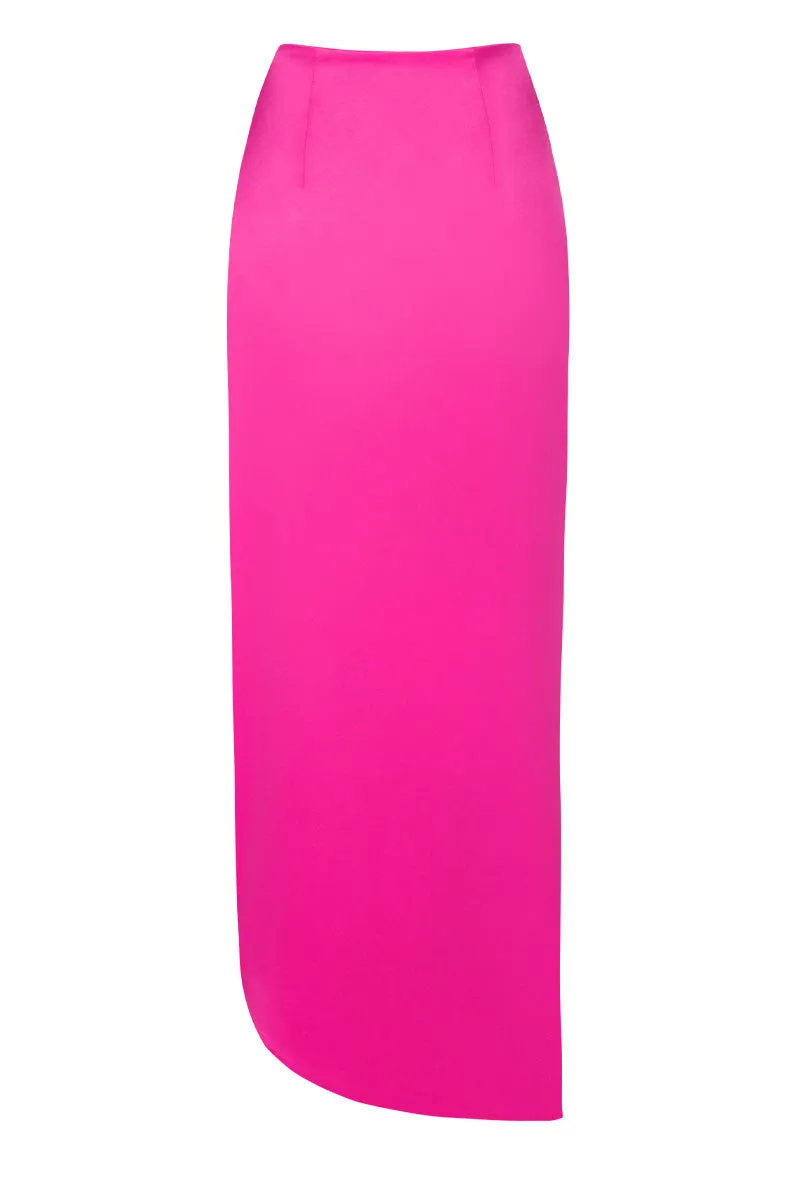 3 CARATS HOT PINK MAXI SKIRT