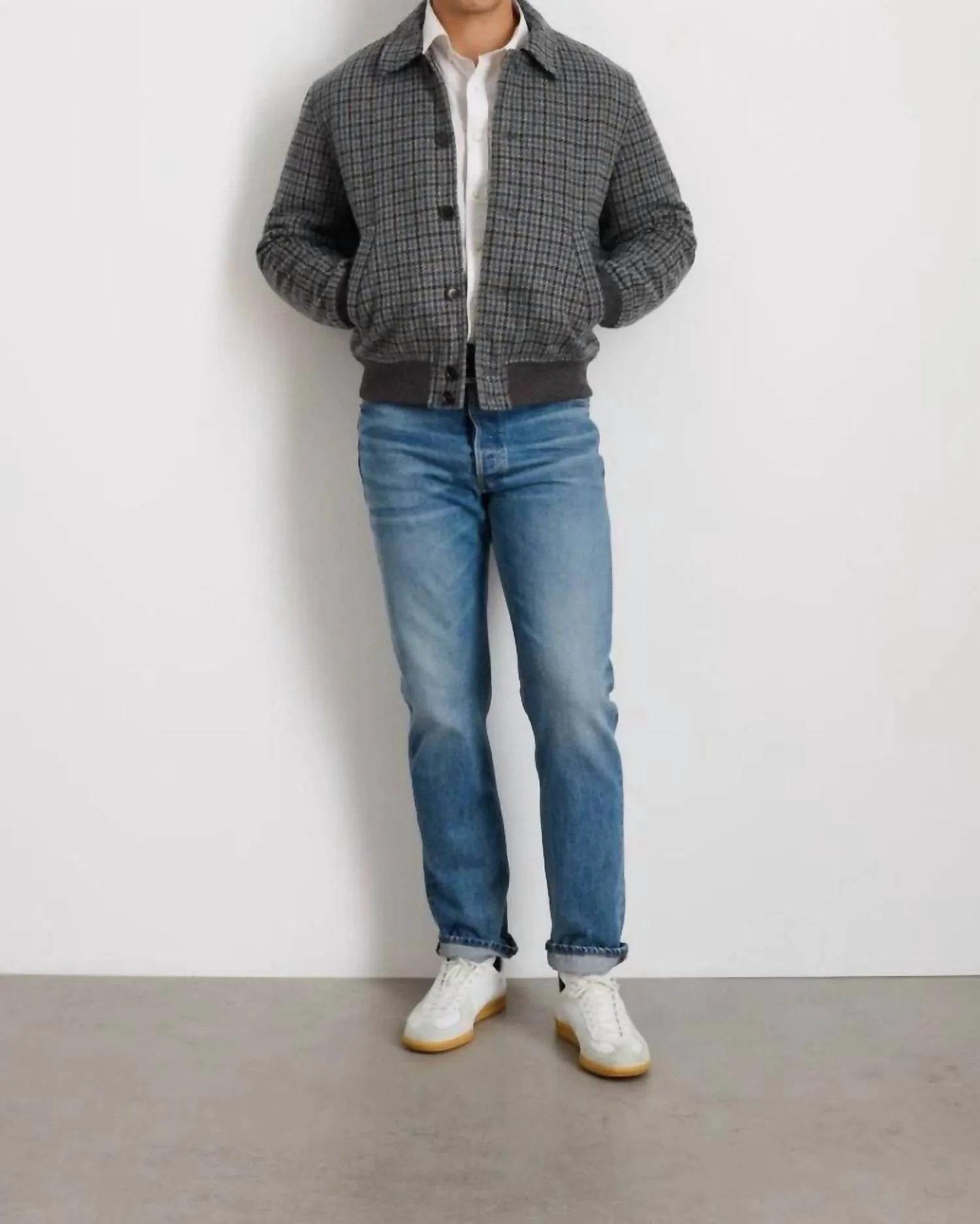 Alex Mill - Houndstooth Bomber