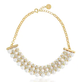 Amara Pearl Statement Choker Necklace