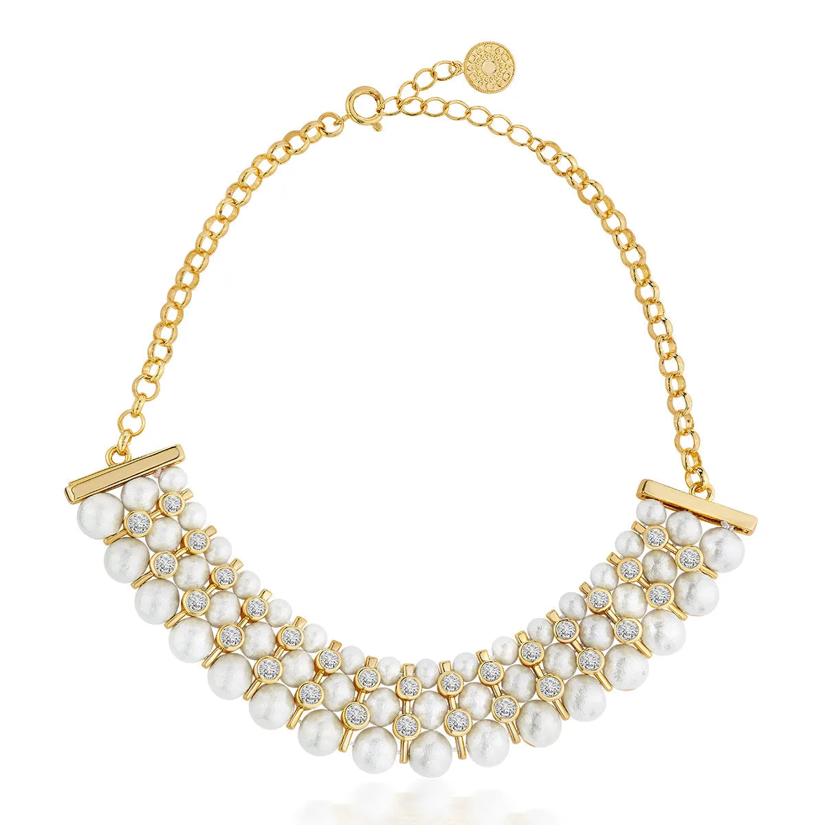 Amara Pearl Statement Choker Necklace
