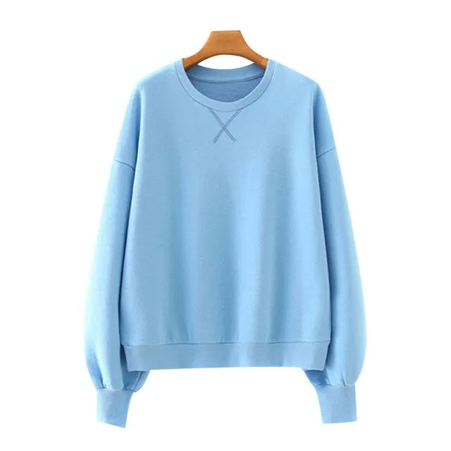 BASIC SOLID SWEATSHIRT