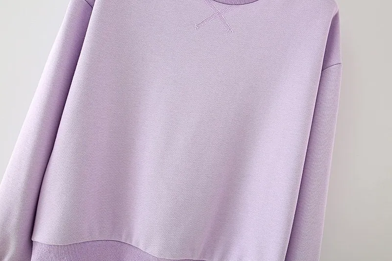 BASIC SOLID SWEATSHIRT