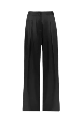 BLACK WIDE LEG PANTS