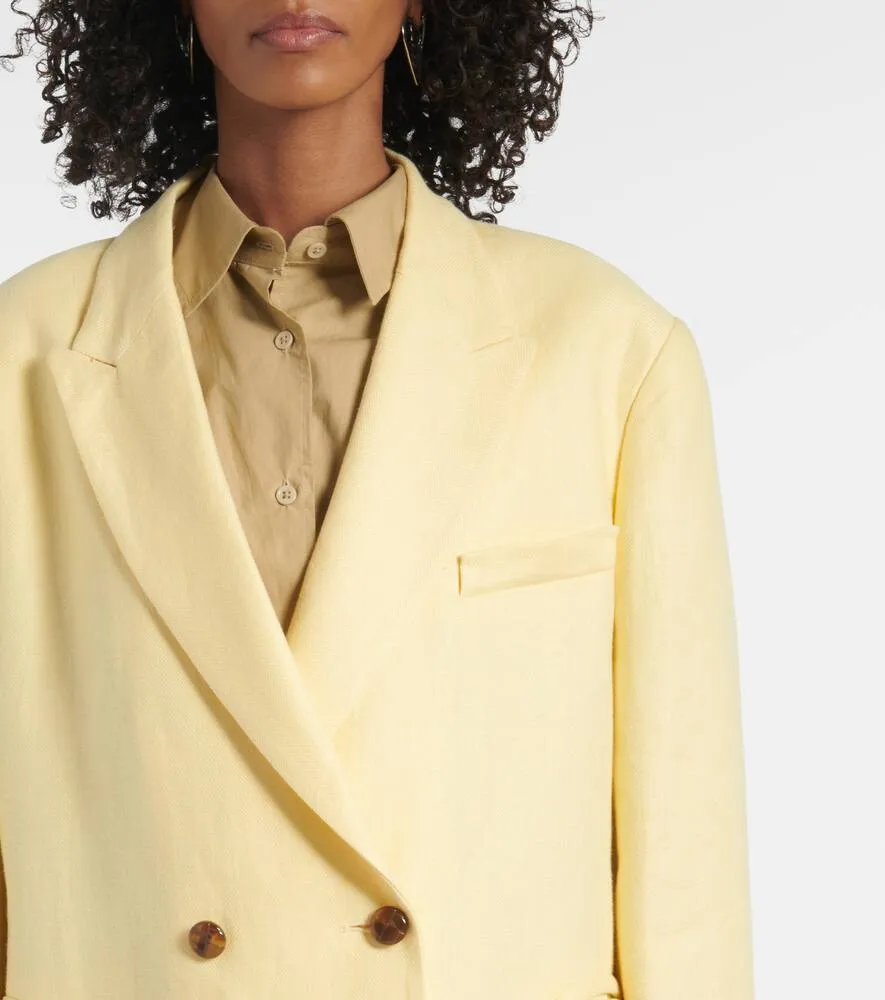 Blaze Milano Milano Clarity Nightbreak linen blazer