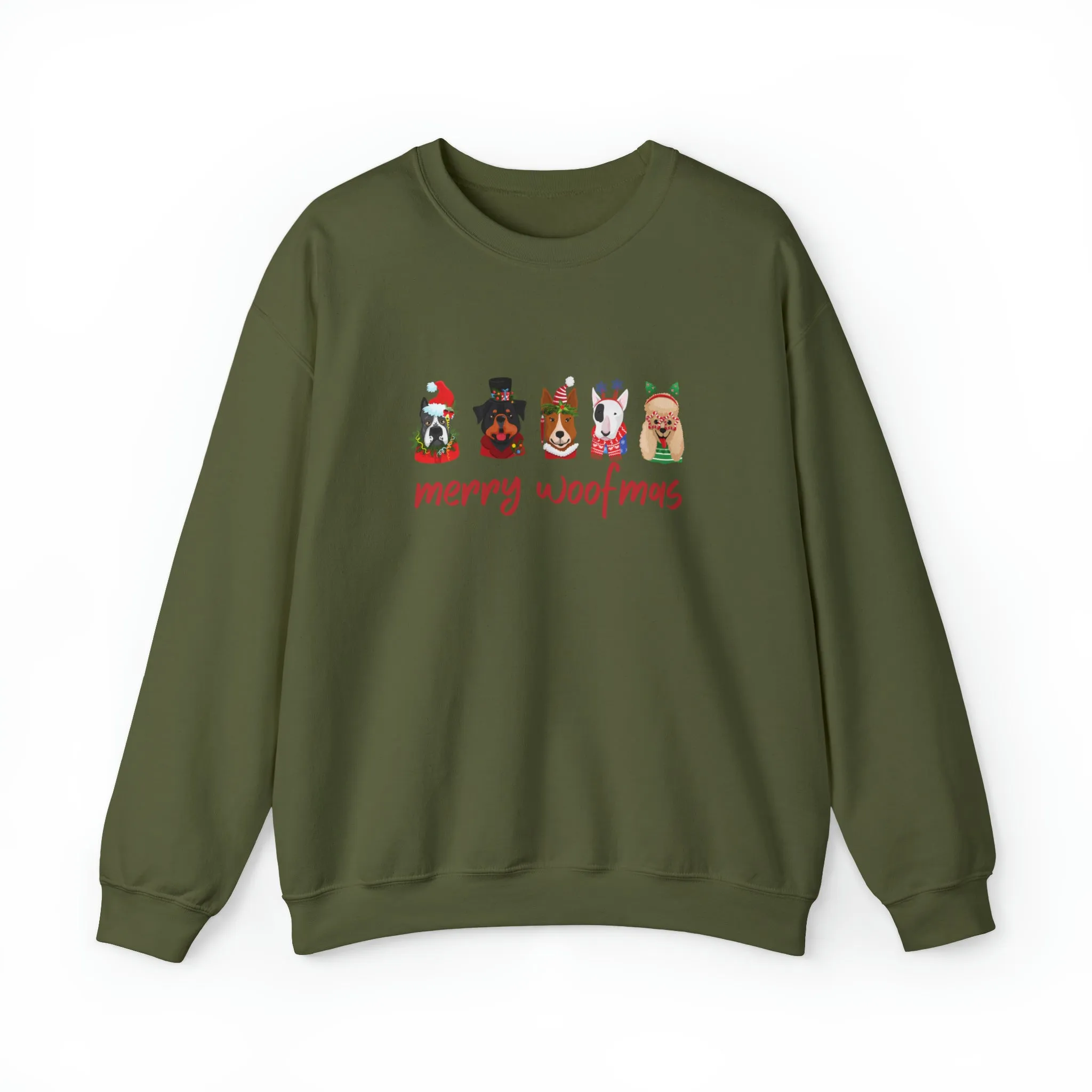 Christmas Dogs Sweatshirt, Dog Mom Shirt, Santa Dog Sweatshirt, Christmas Sweatshirt, Dogs Sweatshirt, Puppies Shirt, Christmas Shirt, Funny
