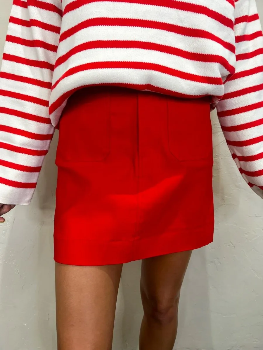 Colette Skirt - Red