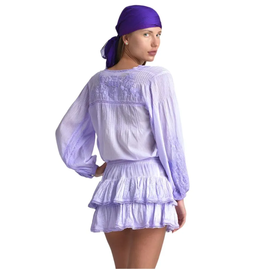COQUETTE EMBROIDERY SKORT