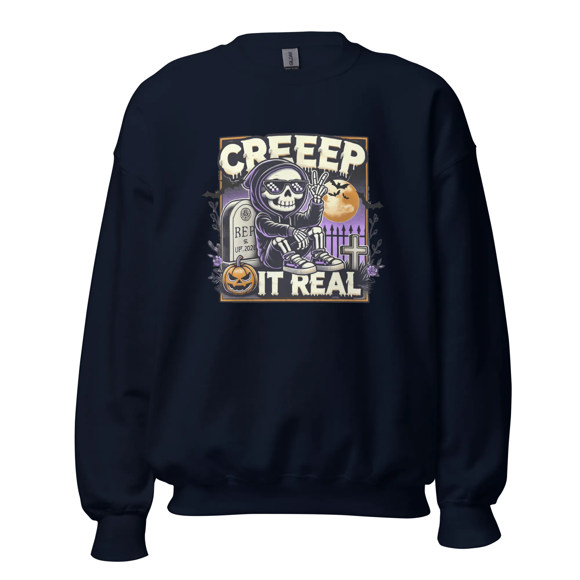 Creep It Real! - Halloween Sweatshirt - Fun Halloween Sweatshirt