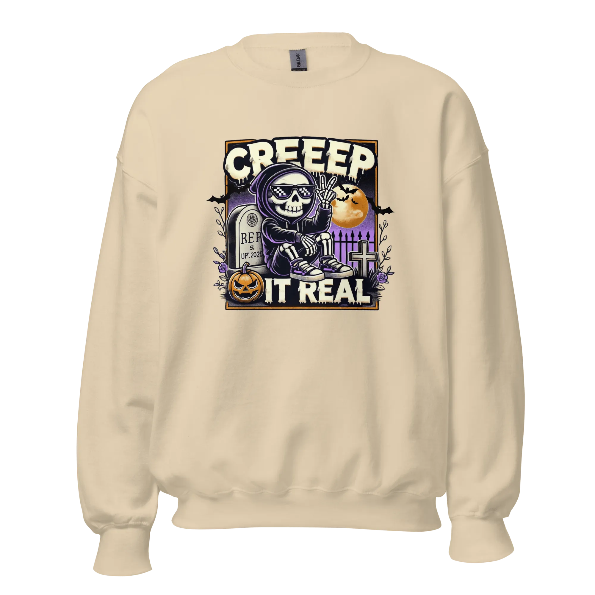 Creep It Real! - Halloween Sweatshirt - Fun Halloween Sweatshirt