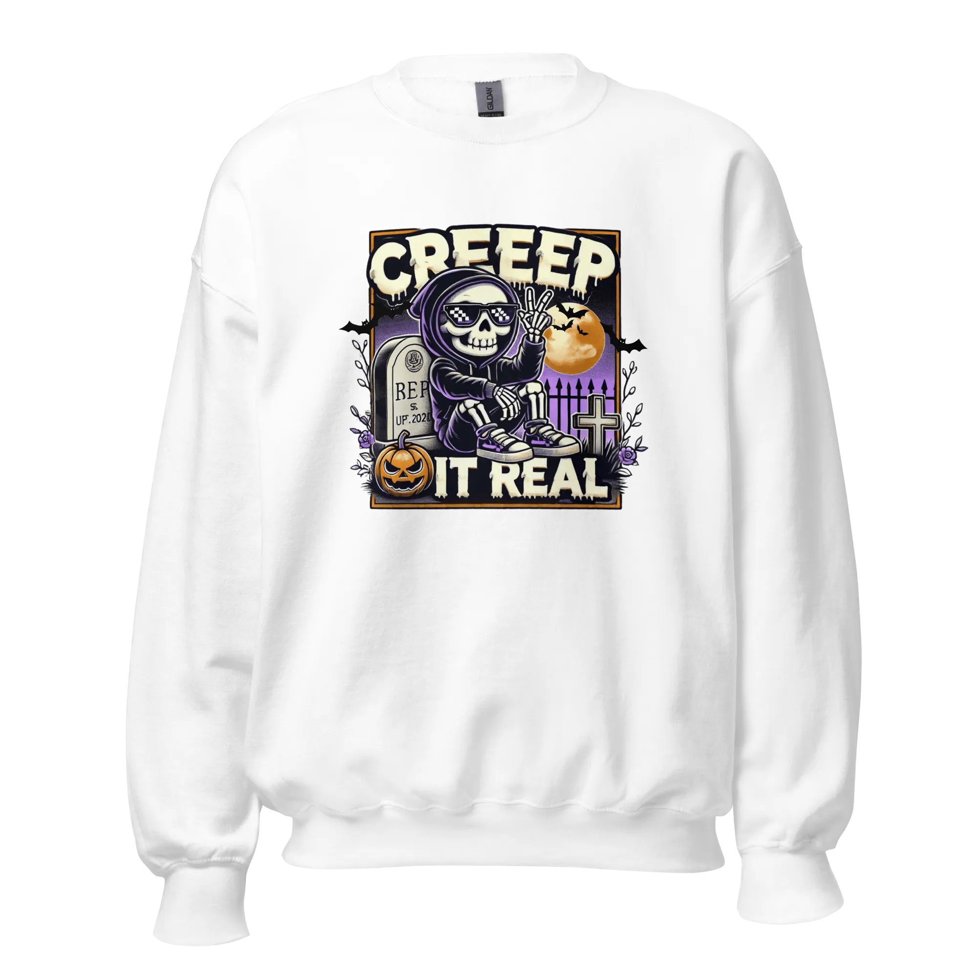 Creep It Real! - Halloween Sweatshirt - Fun Halloween Sweatshirt