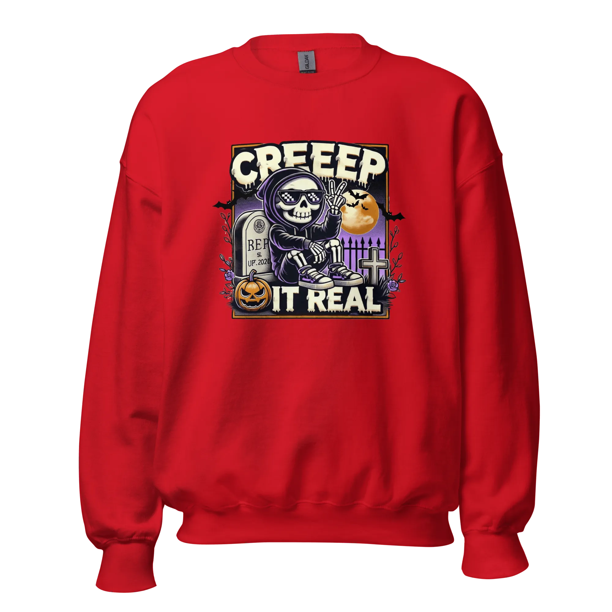 Creep It Real! - Halloween Sweatshirt - Fun Halloween Sweatshirt