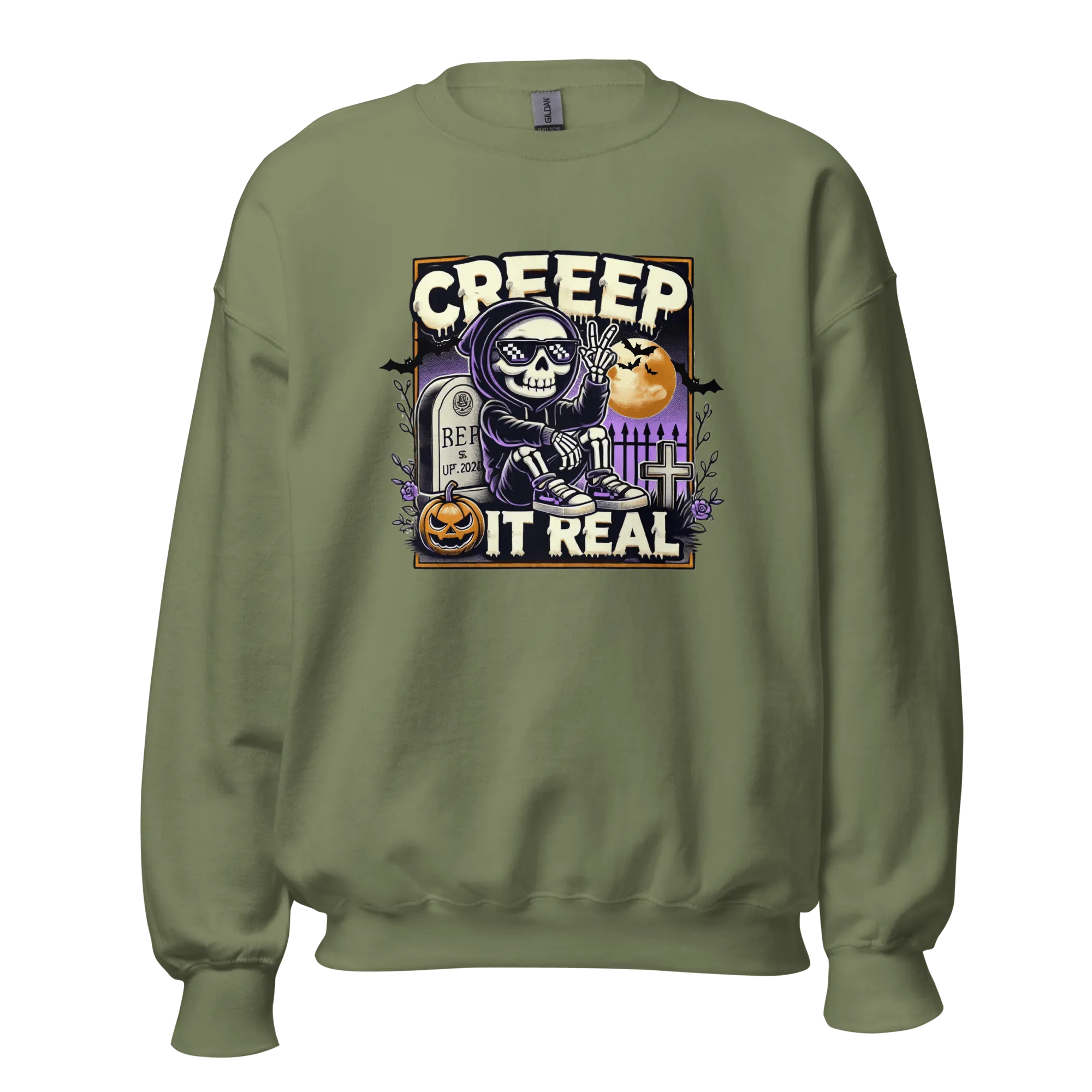 Creep It Real! - Halloween Sweatshirt - Fun Halloween Sweatshirt