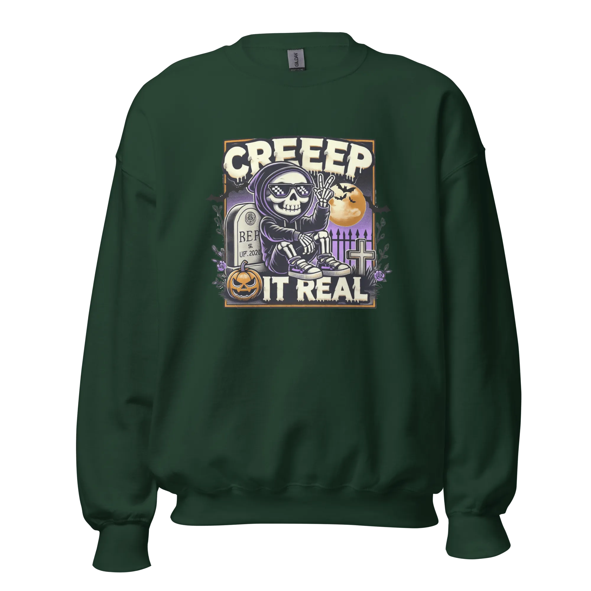 Creep It Real! - Halloween Sweatshirt - Fun Halloween Sweatshirt