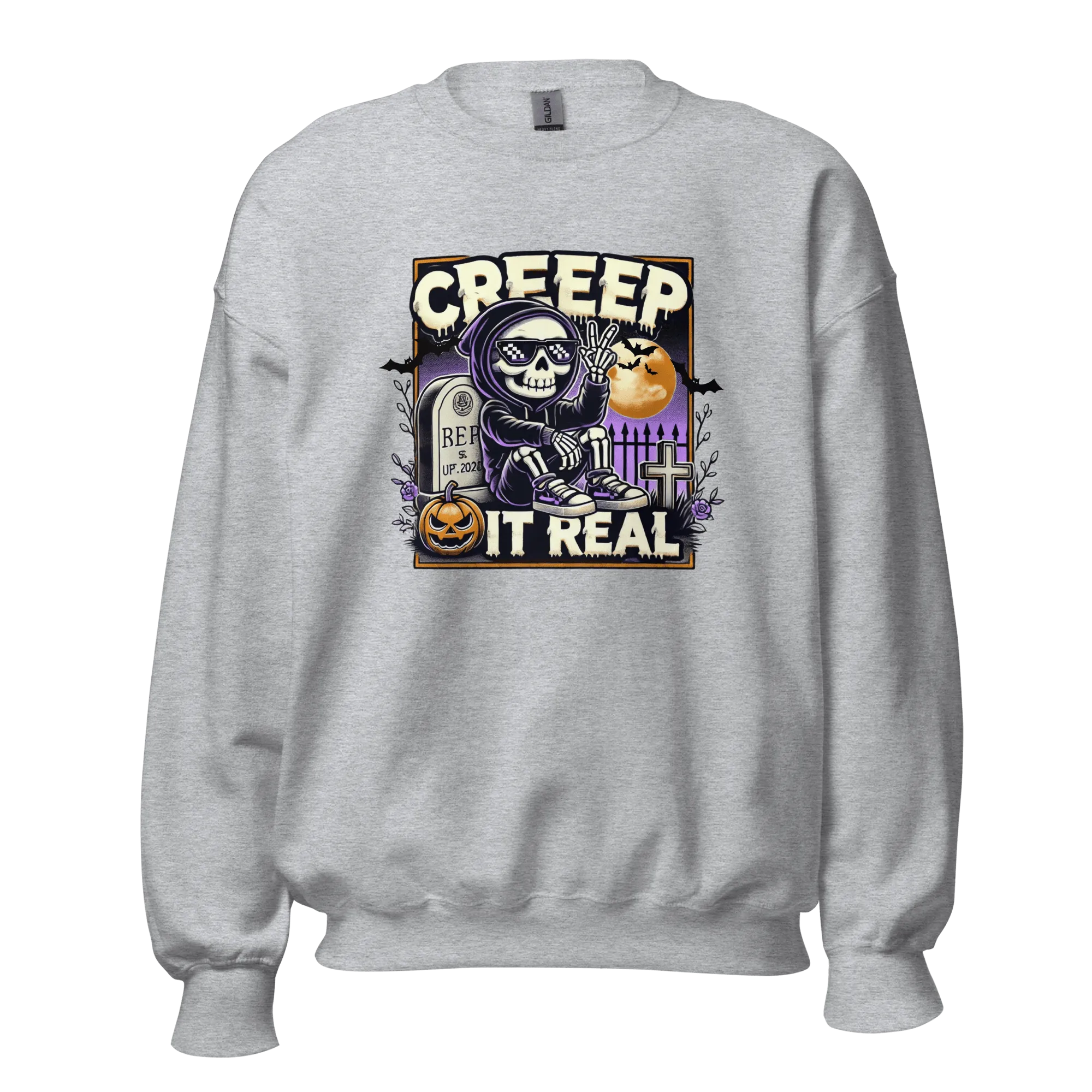 Creep It Real! - Halloween Sweatshirt - Fun Halloween Sweatshirt