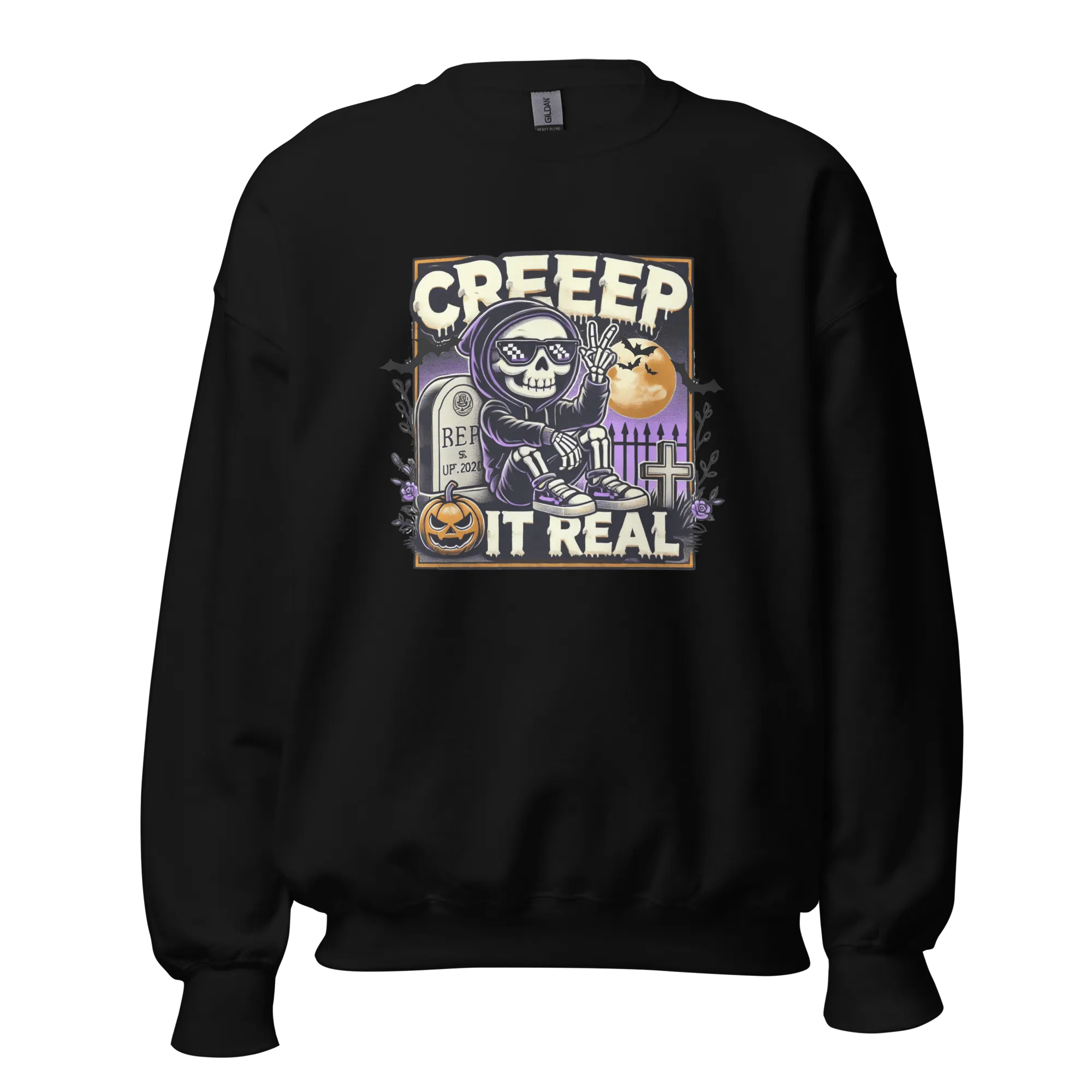 Creep It Real! - Halloween Sweatshirt - Fun Halloween Sweatshirt
