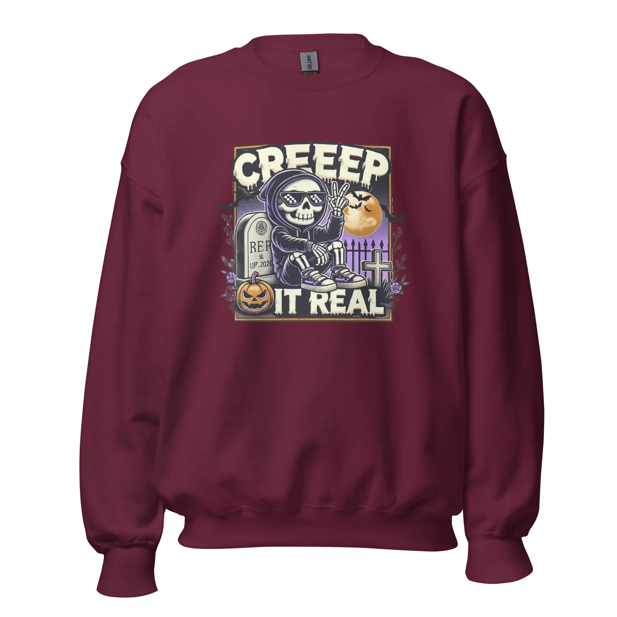 Creep It Real! - Halloween Sweatshirt - Fun Halloween Sweatshirt