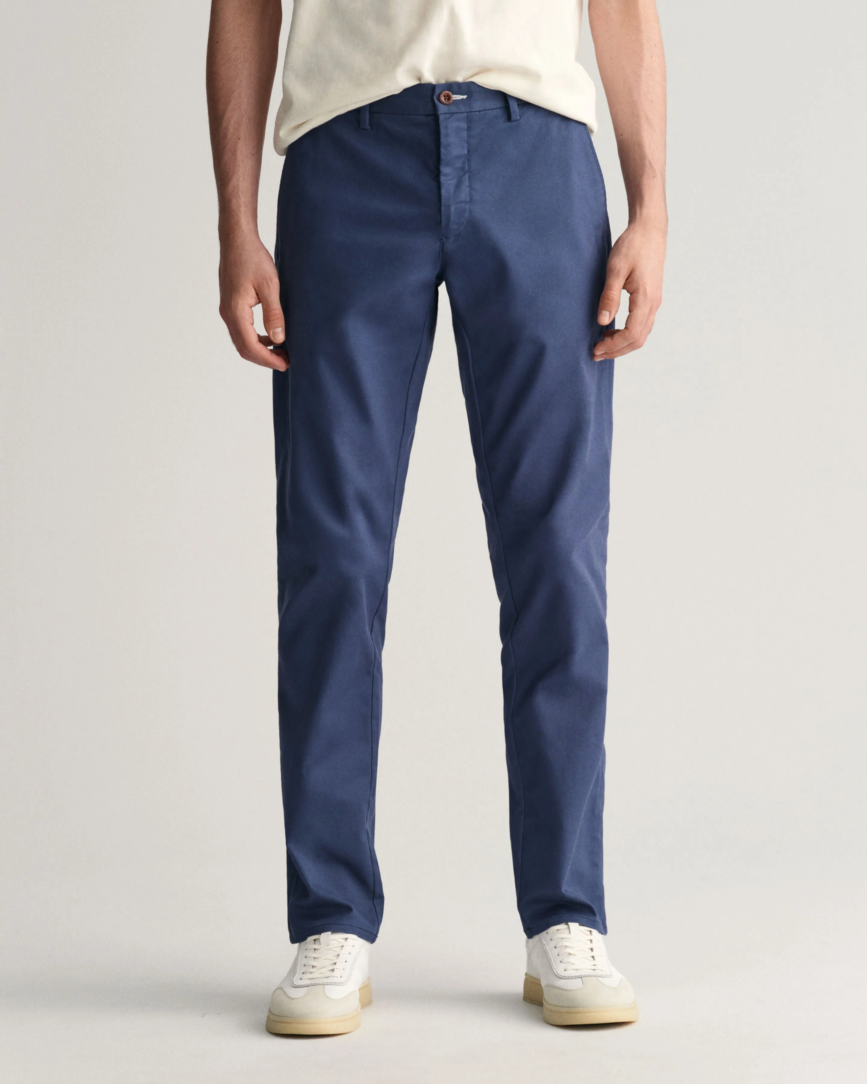 GANT - Slim Fit Tech Prep™ Chinos in Dusty Blue Sea 1505220 403