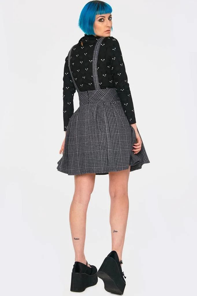 Grey Days High Waisted Skirt