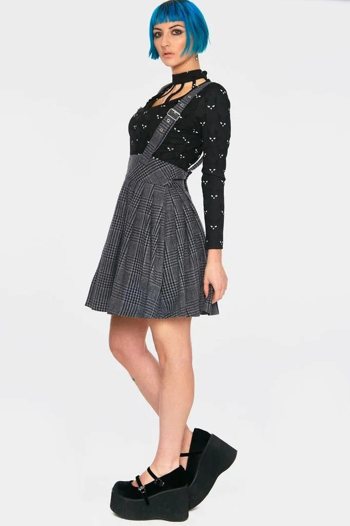 Grey Days High Waisted Skirt
