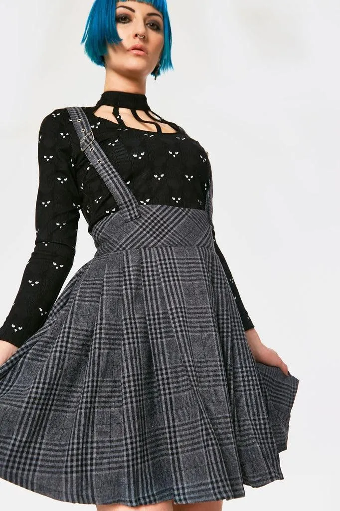 Grey Days High Waisted Skirt