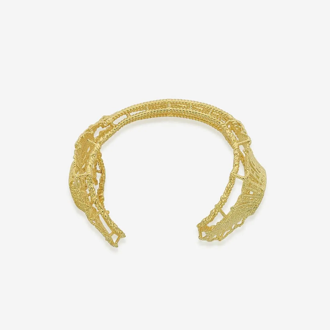 Gypsy Soul Open Front Leaf Cuff