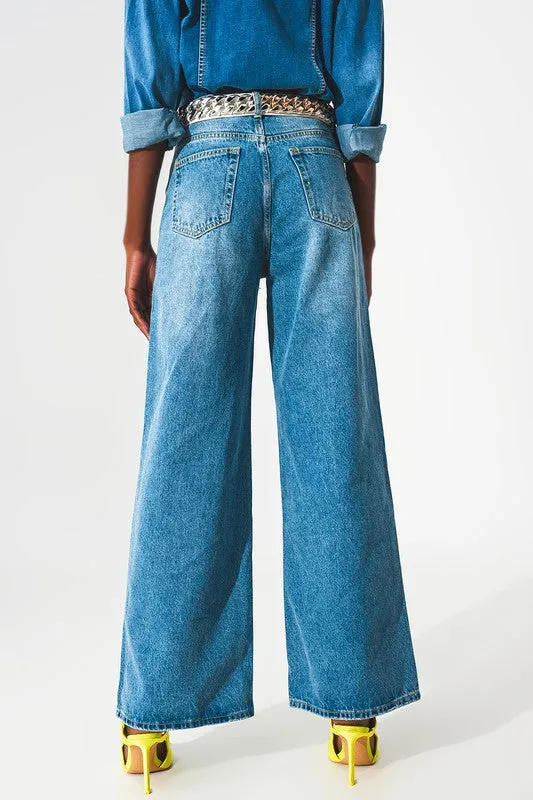 In Motion Extra Wide Leg Denim