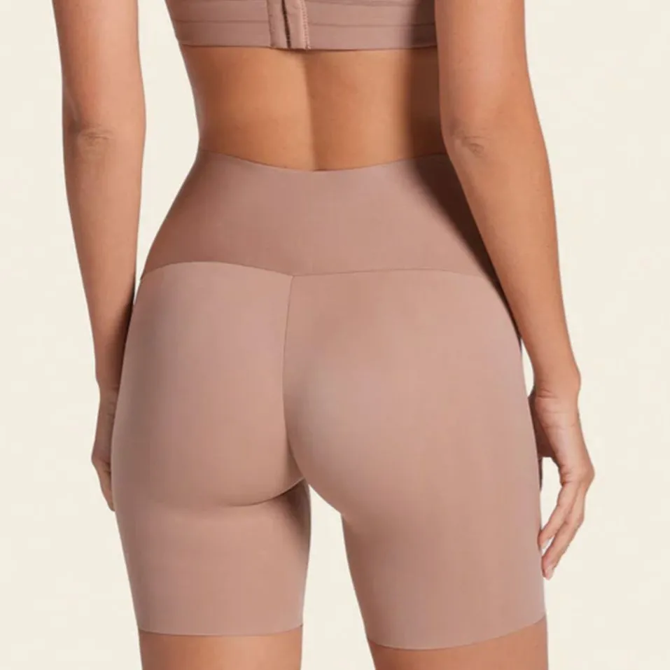 Leonisa Stay-In-Place Seamless Slip Short 012970 in Brown