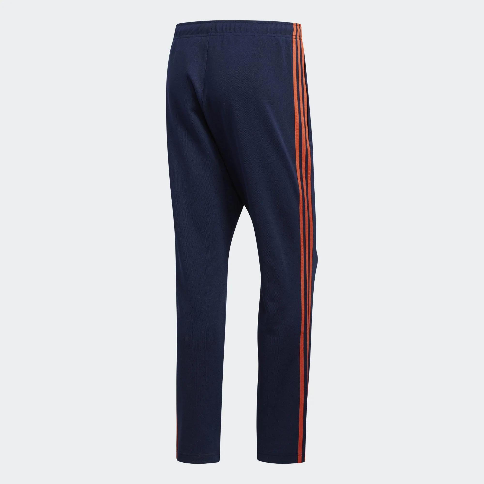 Mens Adidas Originals 3-Stripes Pants Track Pants In Collegiate Navy Raw Amber