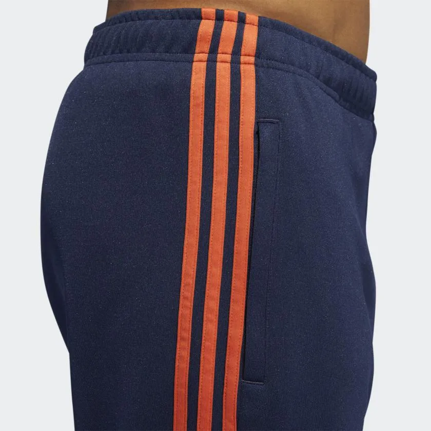 Mens Adidas Originals 3-Stripes Pants Track Pants In Collegiate Navy Raw Amber