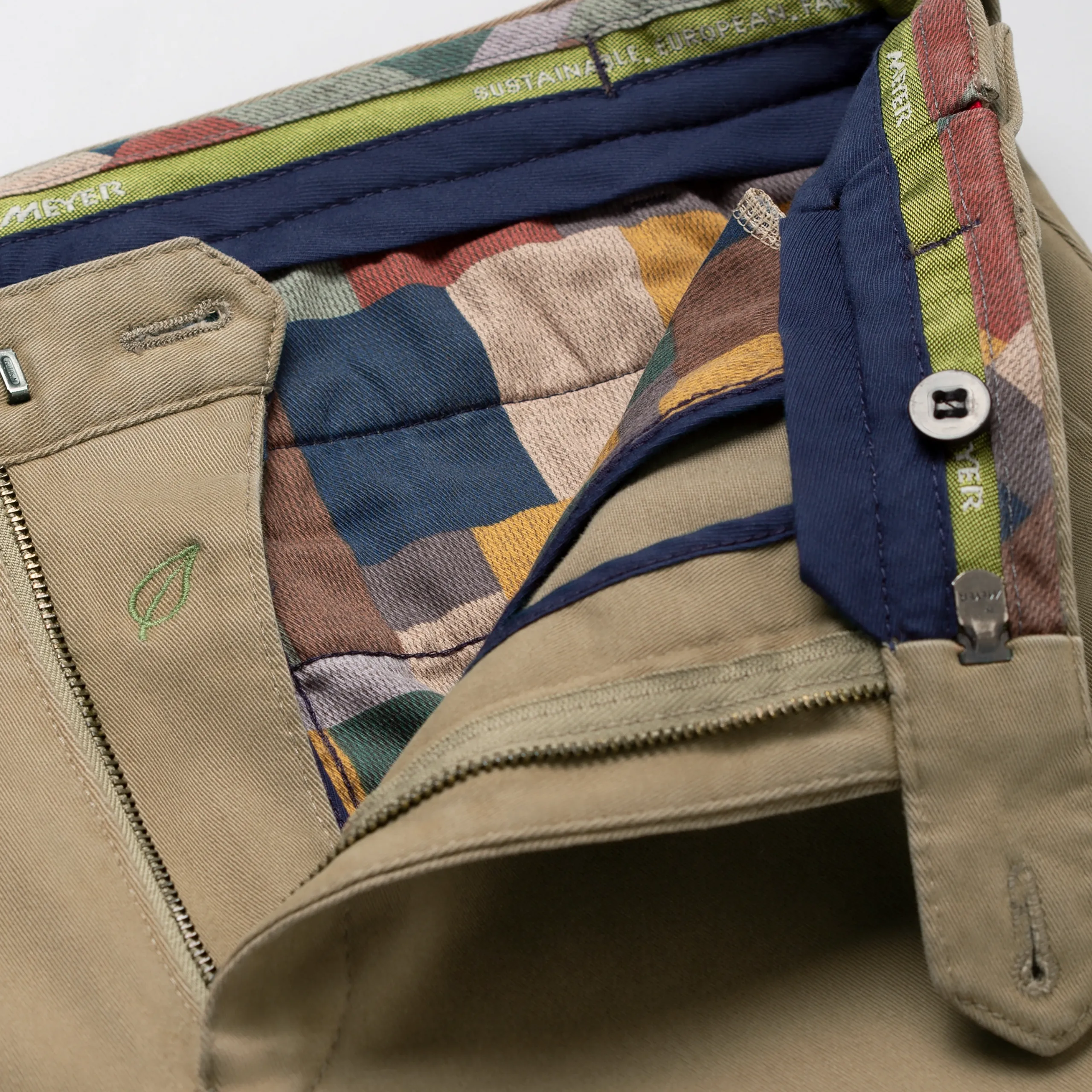 Meyer Bonn Modern Fit Chinos - Beige