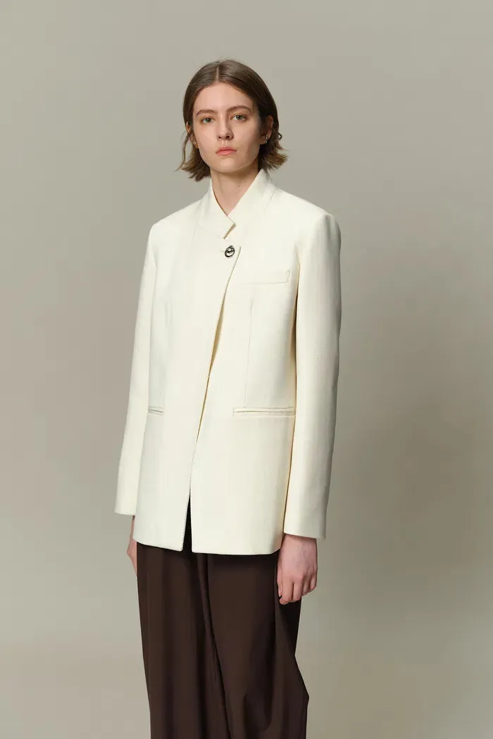 Naomi Blazer in Fine Worsted Wool