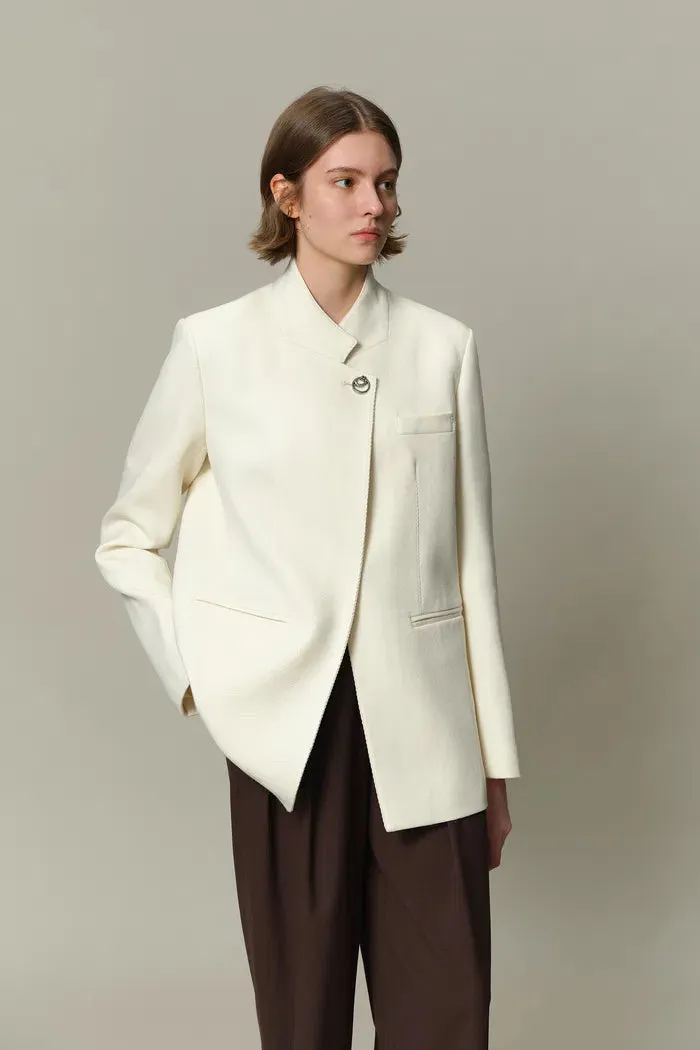 Naomi Blazer in Fine Worsted Wool