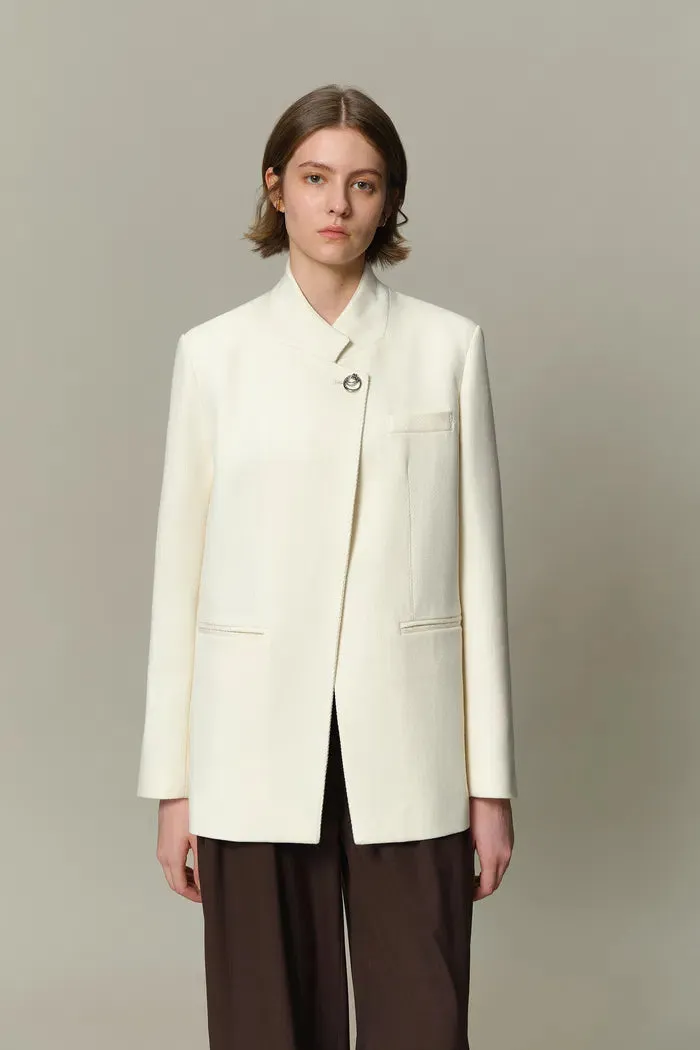 Naomi Blazer in Fine Worsted Wool