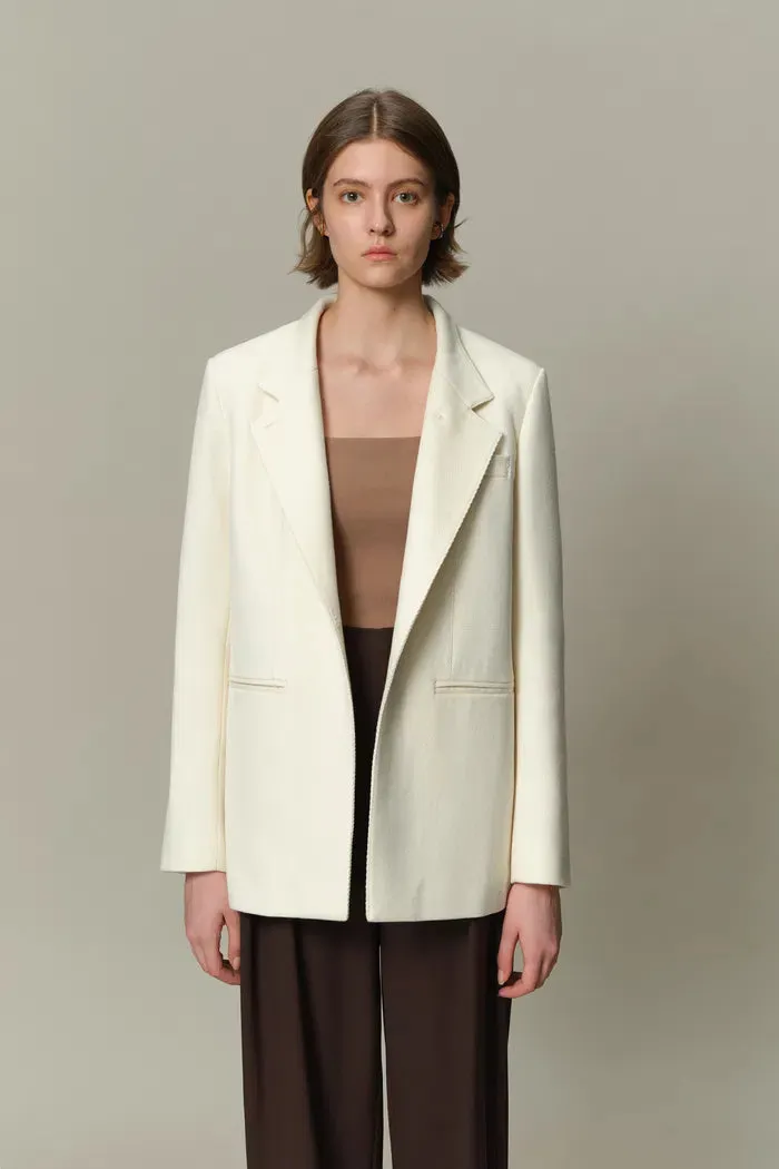 Naomi Blazer in Fine Worsted Wool