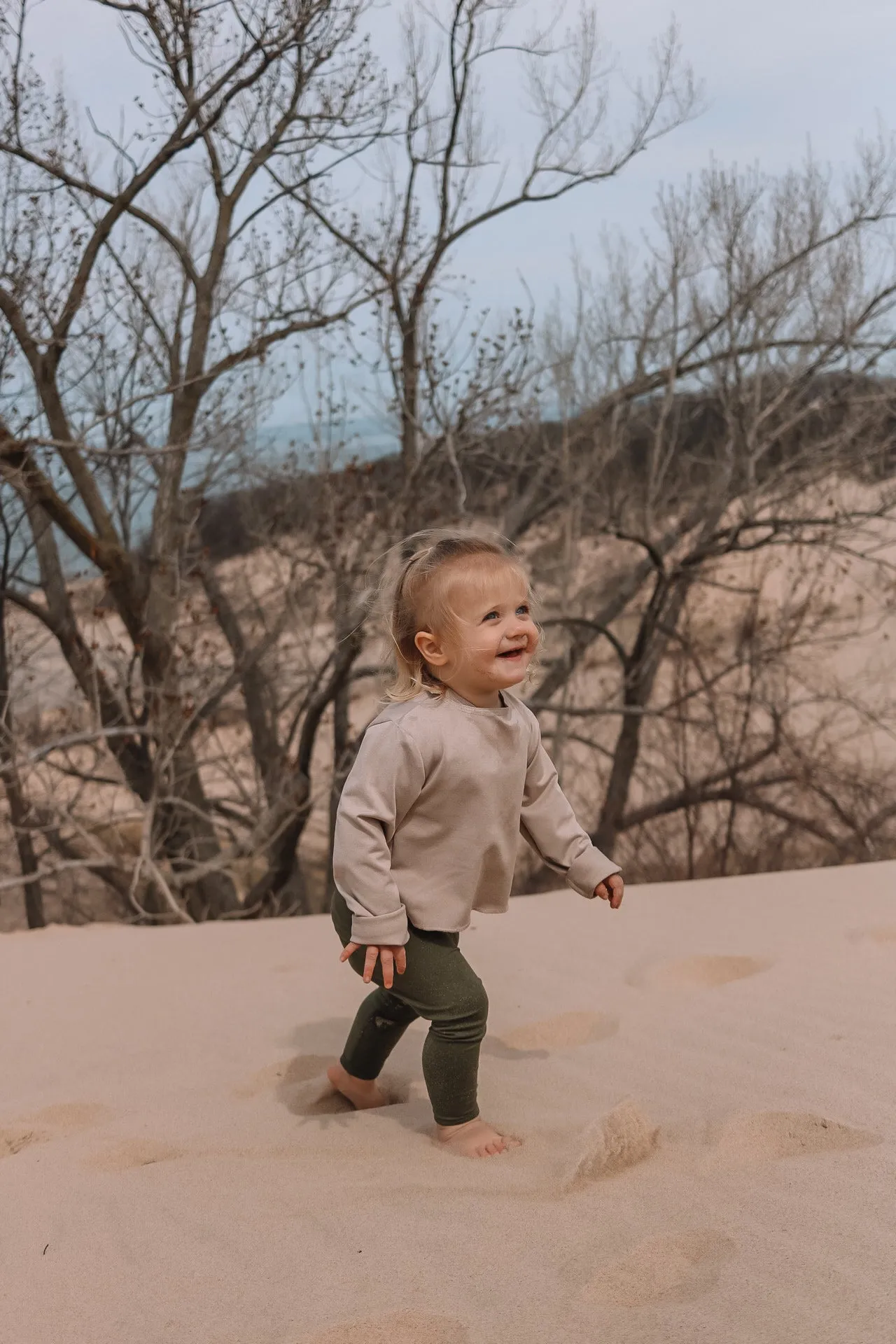 Olive Green High Waisted Legging