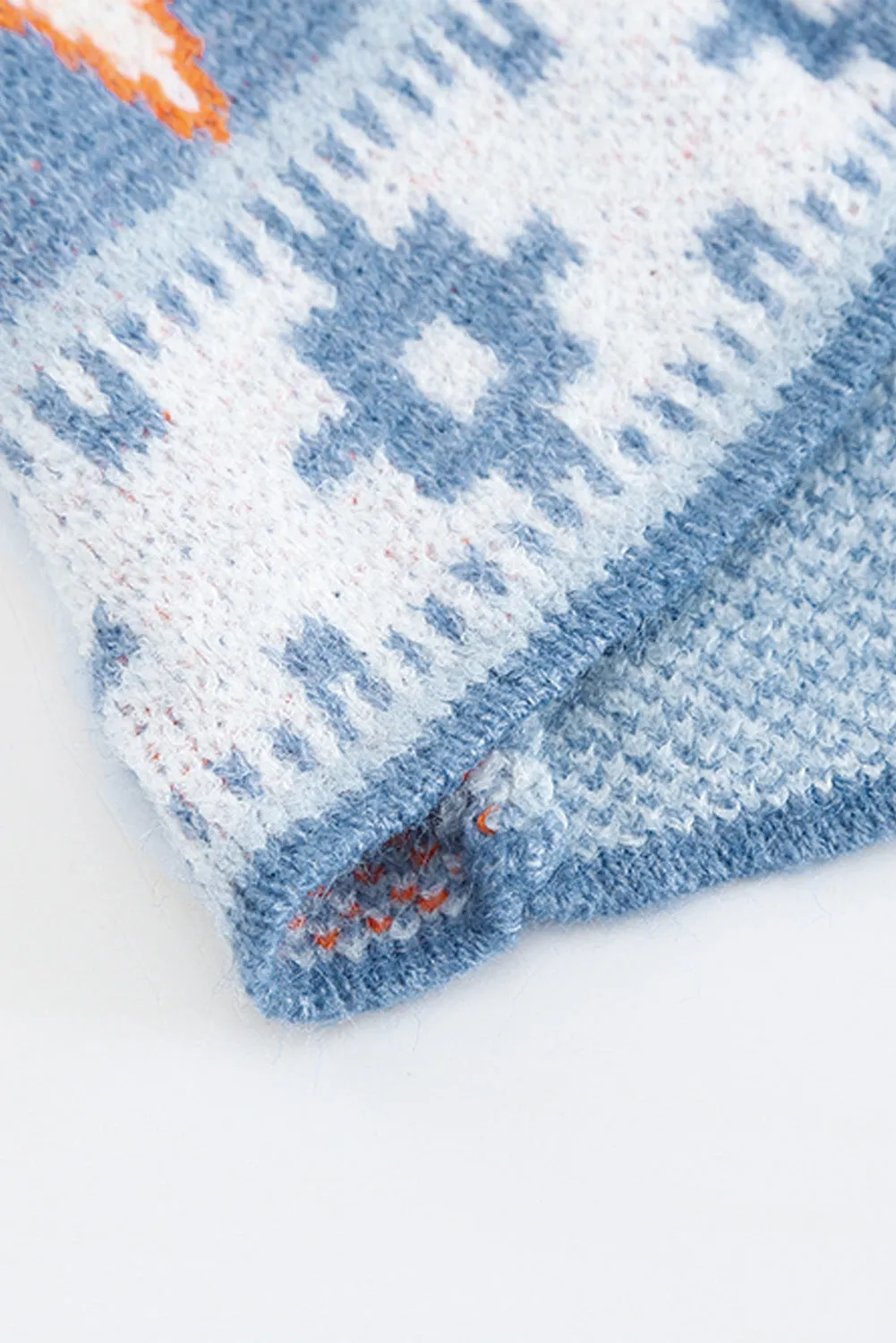 Open Front Knitted Cardigan