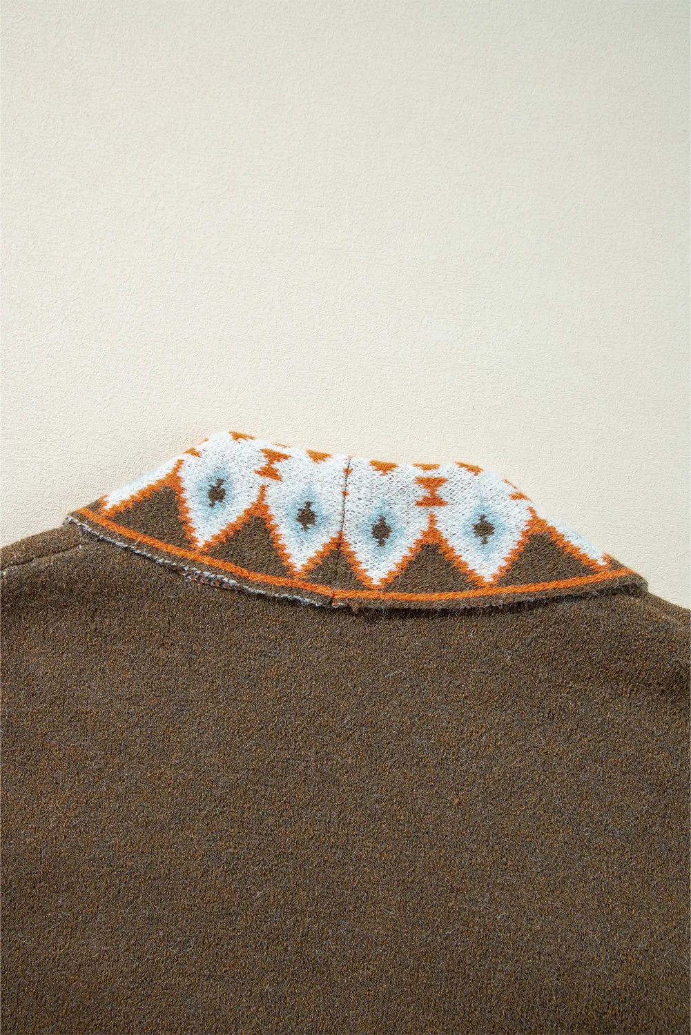 Open Front Knitted Cardigan