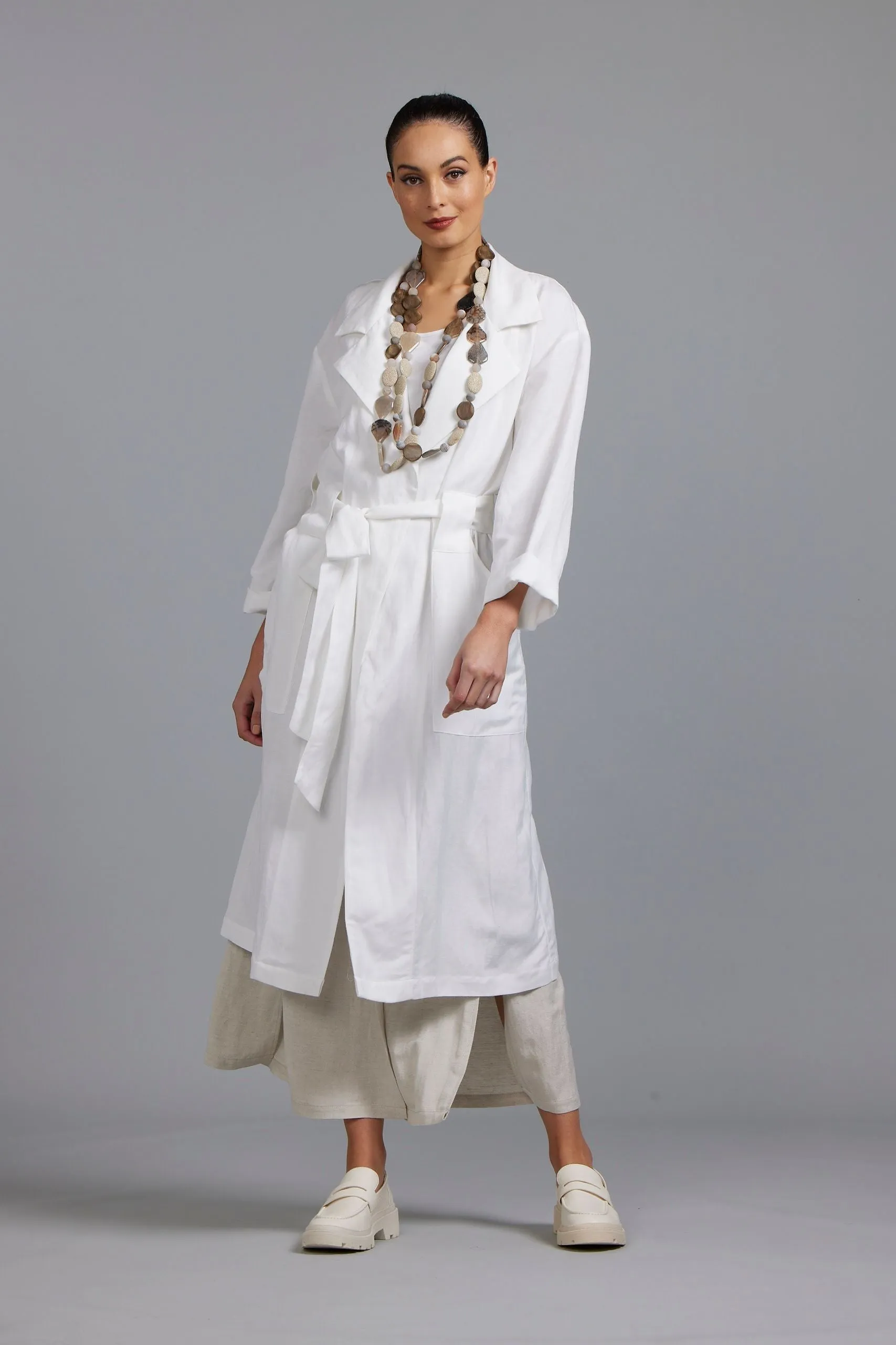 Paula Ryan Washer Linen Duster