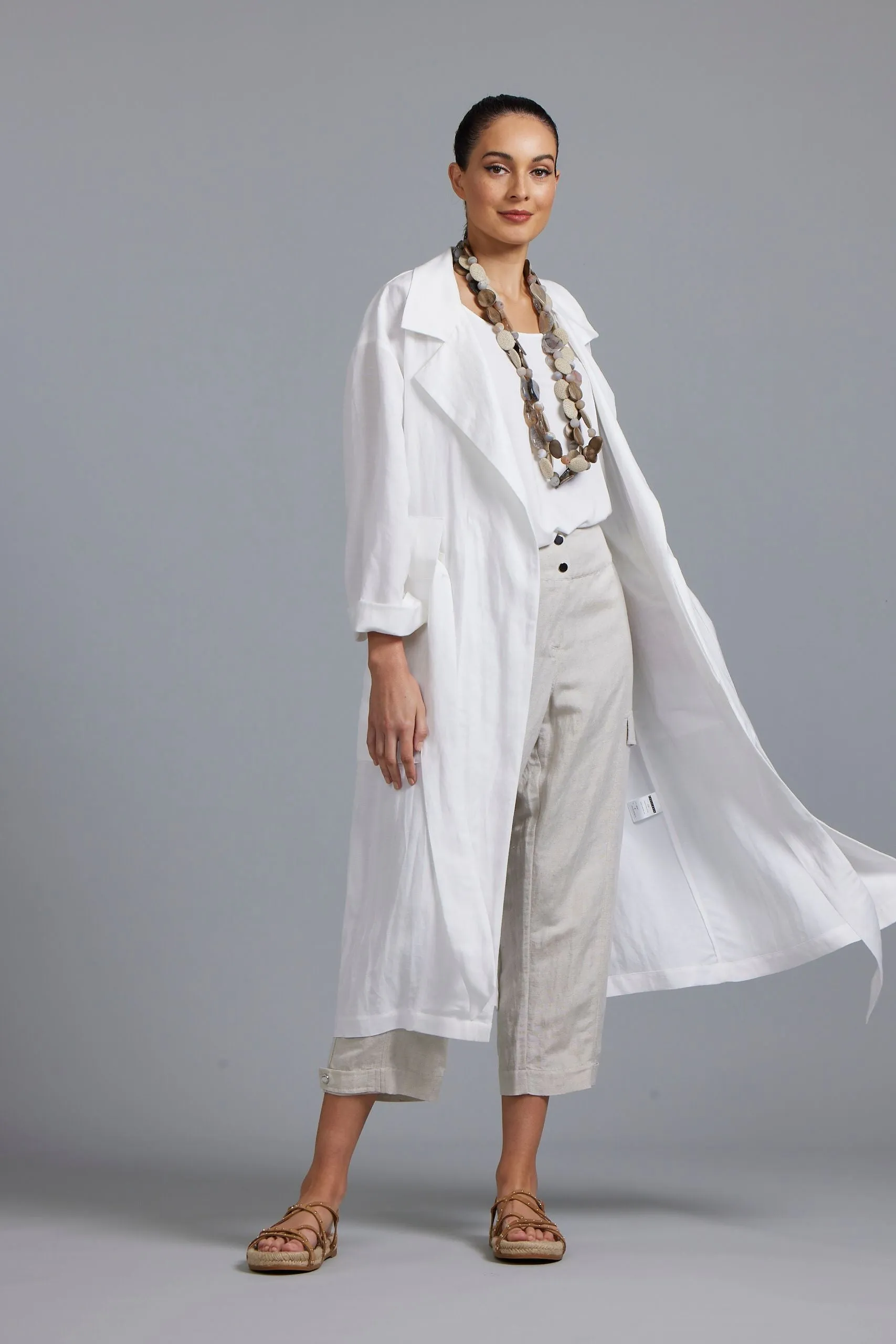 Paula Ryan Washer Linen Duster
