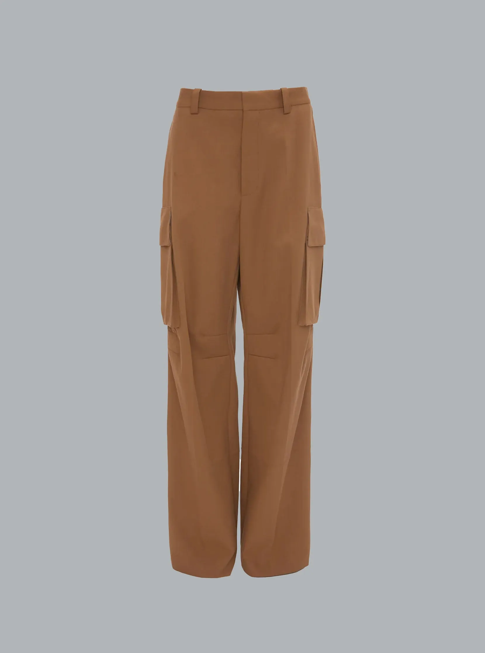 Relaxed Cargo Dark Beige