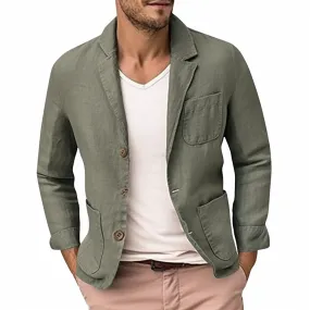 Stylish Men's Linen Blazer