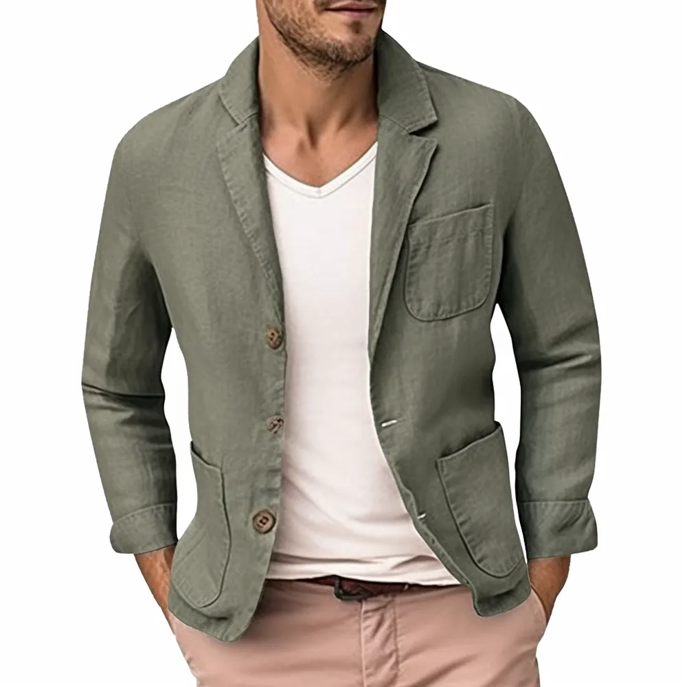 Stylish Men's Linen Blazer