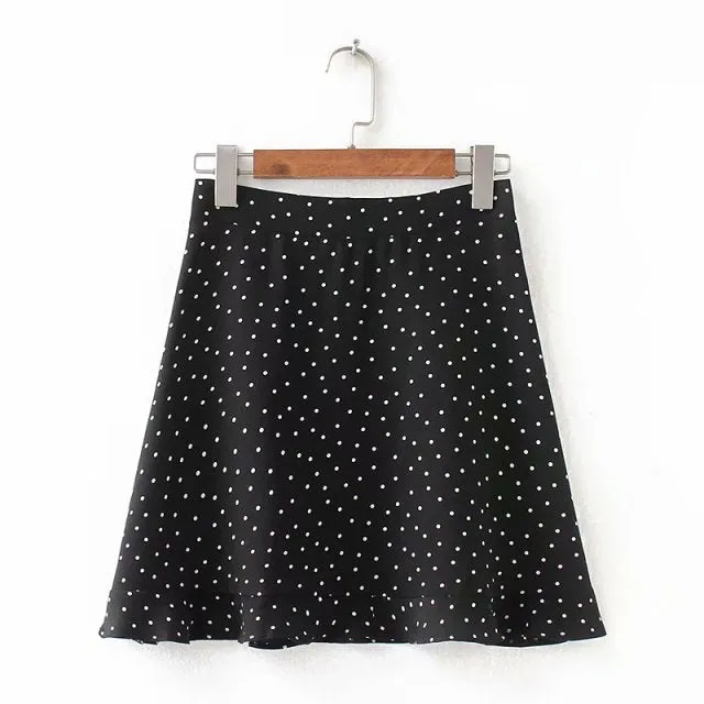 Summer High Waisted Bohemian Printed Short Skirts