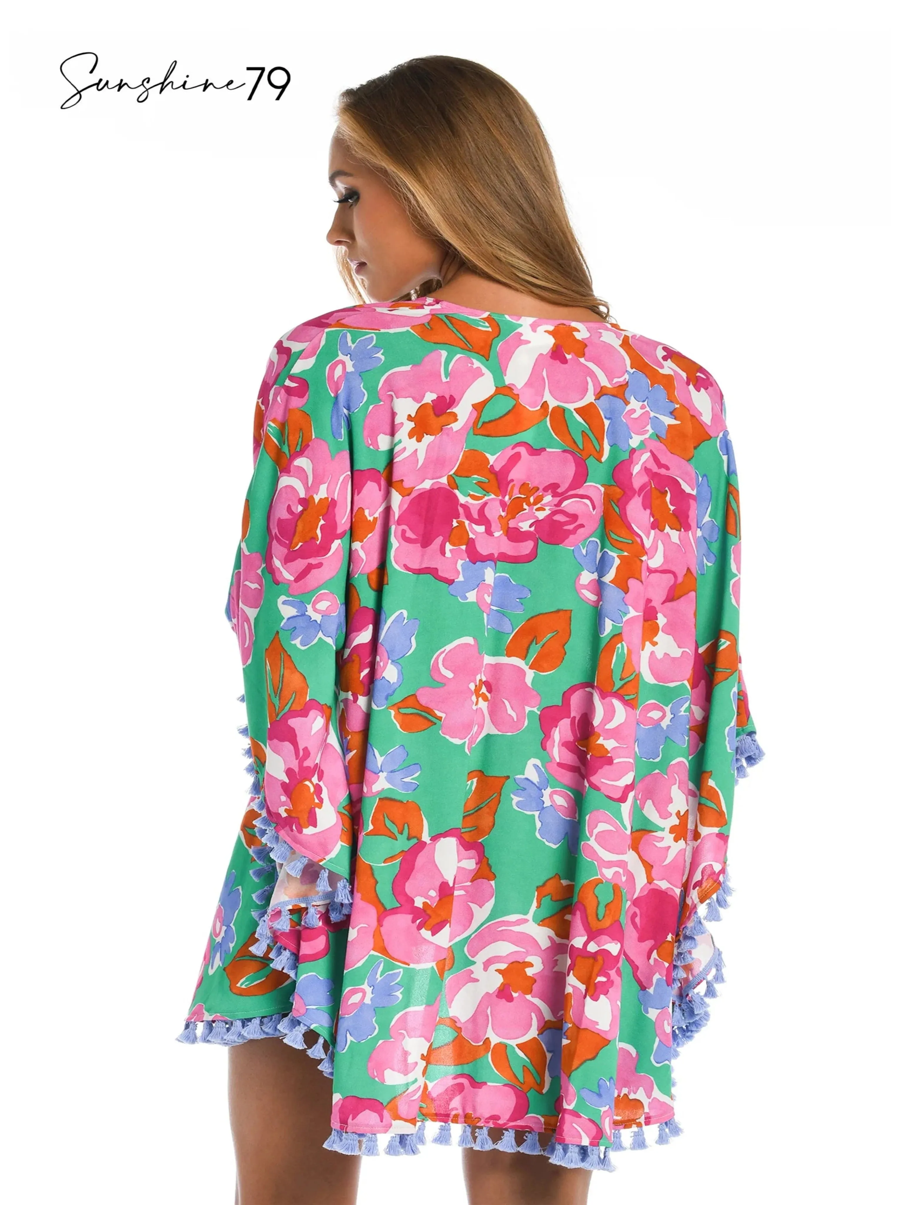 Sunshine '79 Summer Of Love Open Front Kimono