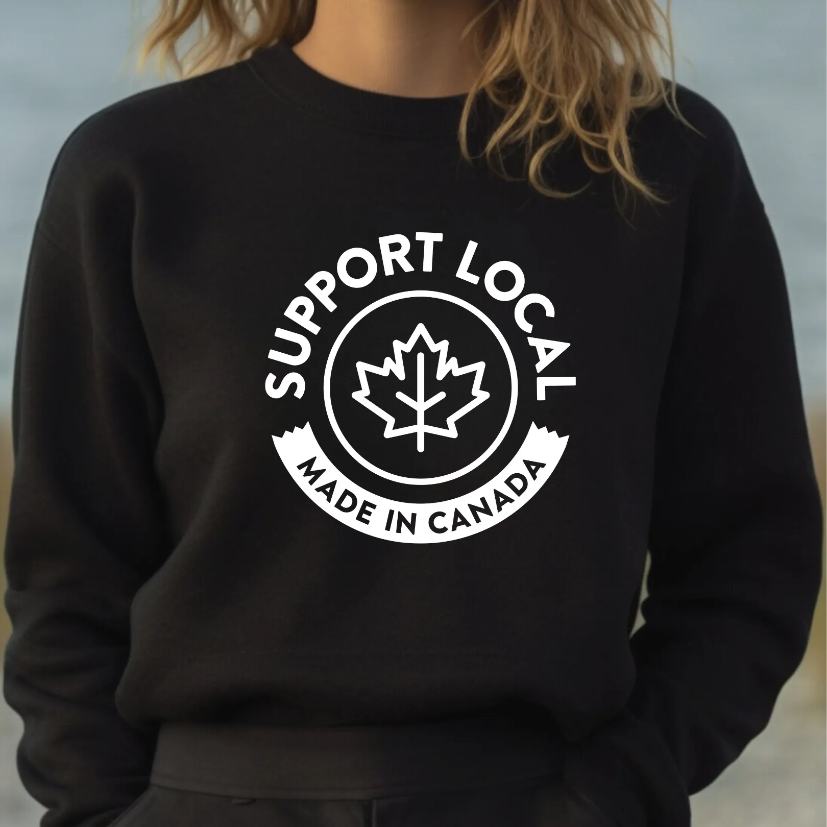 Support Canada - Crewneck Sweatshirt - Adult (3 colour options)