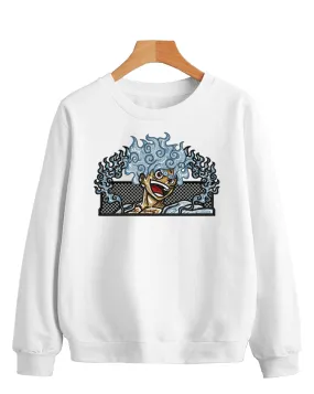 Sweatshirt Anime One Piece White