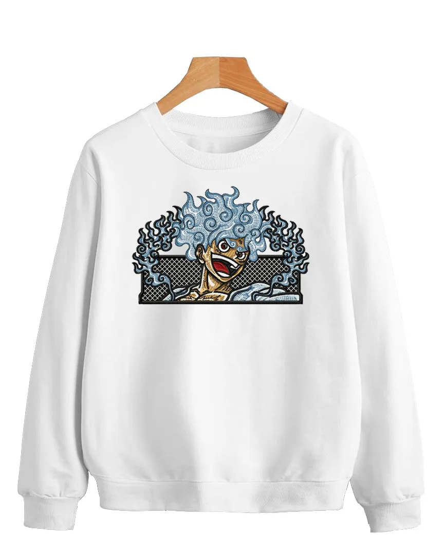 Sweatshirt Anime One Piece White
