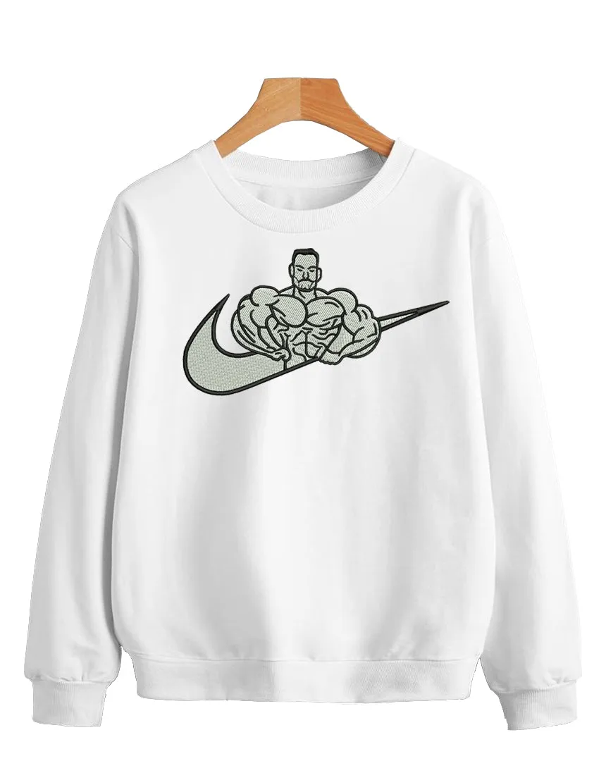 Sweatshirt Gym Chris Bumstead White